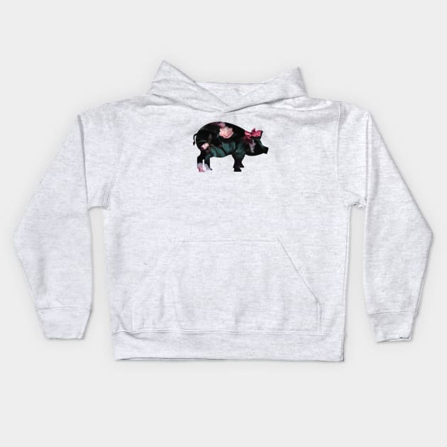 Pig Kids Hoodie by Sloth Station